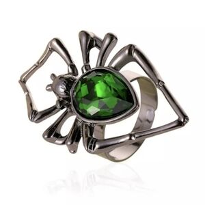 🕷 Green Spider Ring